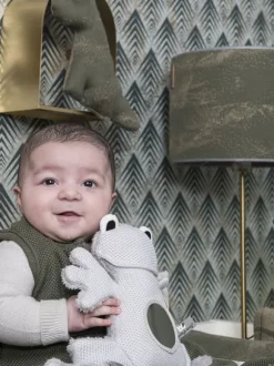 Baby´s Only - aktiviteettilelu peilillä sammakko, harmaa