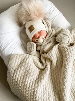 Baby's Only - kaunis vauvan torkkupeitto Sky, useita sävyjä
