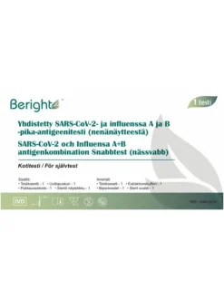 Beright Korona- ja Influenssa kotitesti 3-in-1 1 kpl