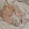 BIBS - Wavy vauvan torkkupeitto, vaalea beige