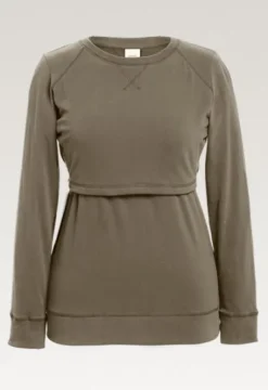 Boob Design - imetyscollege B-Warmer Sweatshirt Olive leaf
