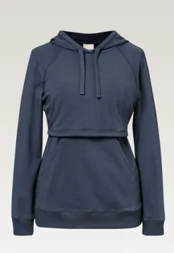 Boob Design - imetyshuppari B-Warmer Hoodie, Thunder blue