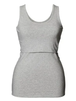 Boob Design - imetystoppi Classic Tank Top Grey melange