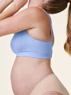 BRAVADO - imetysliivit body silk seamless - Hydrangea Blue