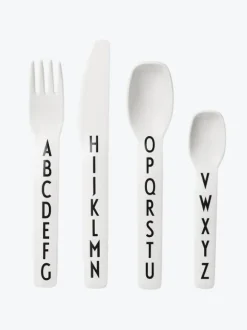 Design Letters lasten ruokailuvälineet ABC