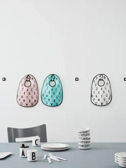 Design Letters nokka / kansi mukiin - white