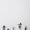 Design Letters nokka / kansi mukiin - turquoise