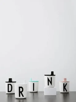 Design Letters nokka / kansi mukiin - turquoise
