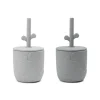 Done by Deer - Peekaboo Straw cup - Wally Grey