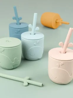 Done by Deer - Peekaboo Straw cup - Wally Powder