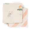 Harsoliina vauvalle 2-pack 70x70 - Celebration Powder – Done By Deer