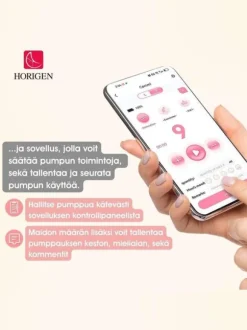 Horigen Sähkökäyttöinen rintapumppu - Double Handsfree Easemore