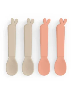 Kiddish lusikat 4-pack Lalee, Sand / Coral