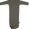 Knotted gown yöpuku vastasyntyneelle, khaki