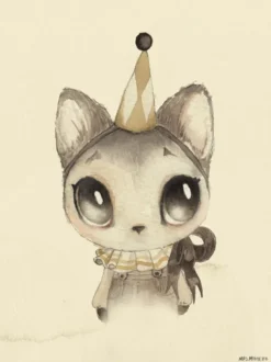 Mrs Mighetto - Dear Meow juliste 50x70