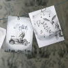 Mrs Mighetto - onnittelukortti 2-pack - FLYING CAR