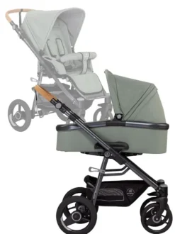 Naturkind Lux Evo yhdistelmävaunut Solight Ecco renkailla, Jade