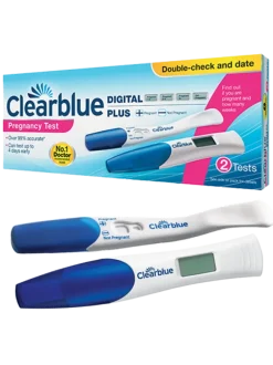 Raskaustestit Clearblue Double-Check and Date