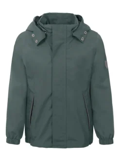 T2HPlain rain set with fleece, green koko98